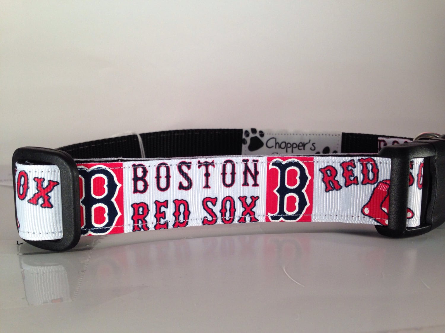 Boston Red Sox Dog Collar Etsy
