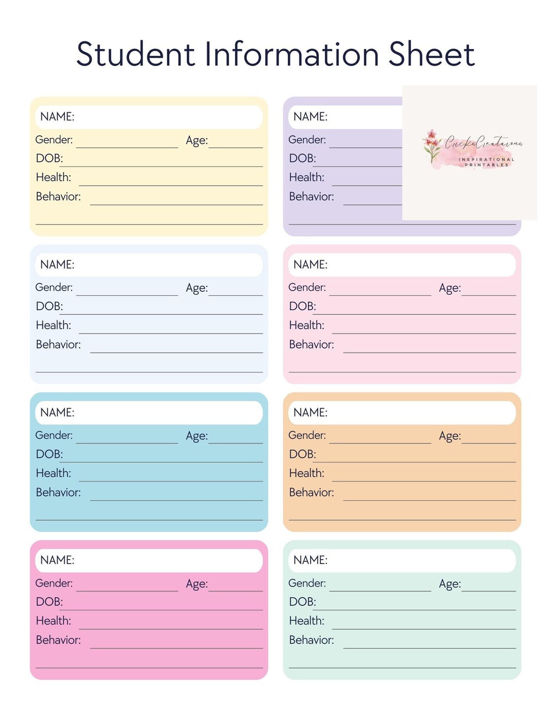colorful-student-information-sheet-planner-student-information-sheet-back-to-school-information-sheet-printable-student-information-sheet-etsy