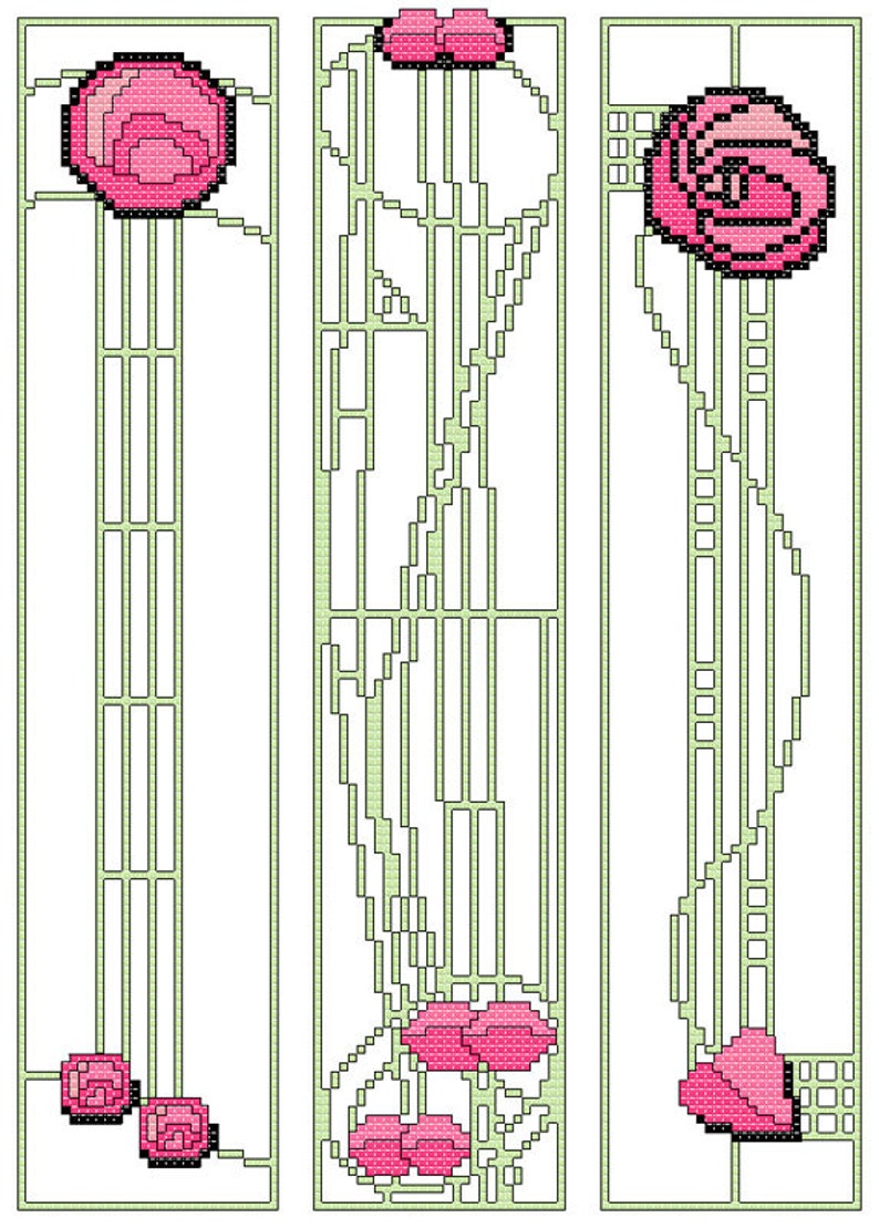 Mackintosh 3 Panels Muster Bild 1