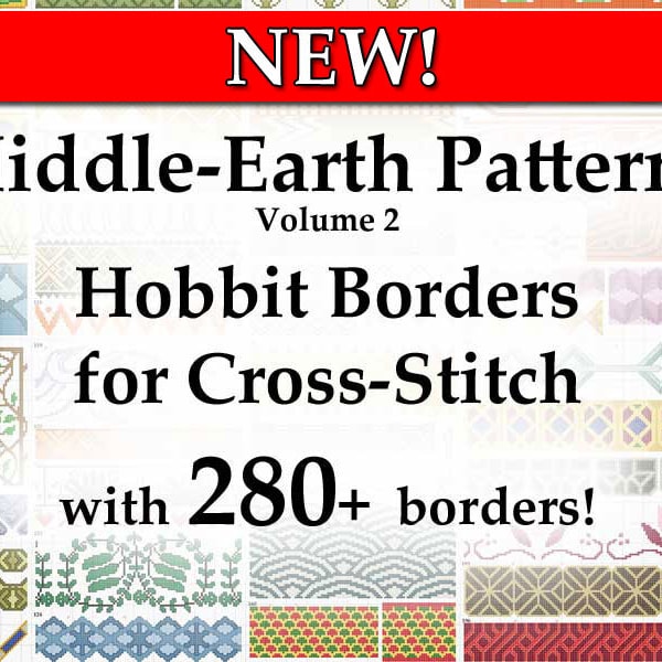 Middle-Earth Patterns - Hobbit Borders for Cross-Stitch