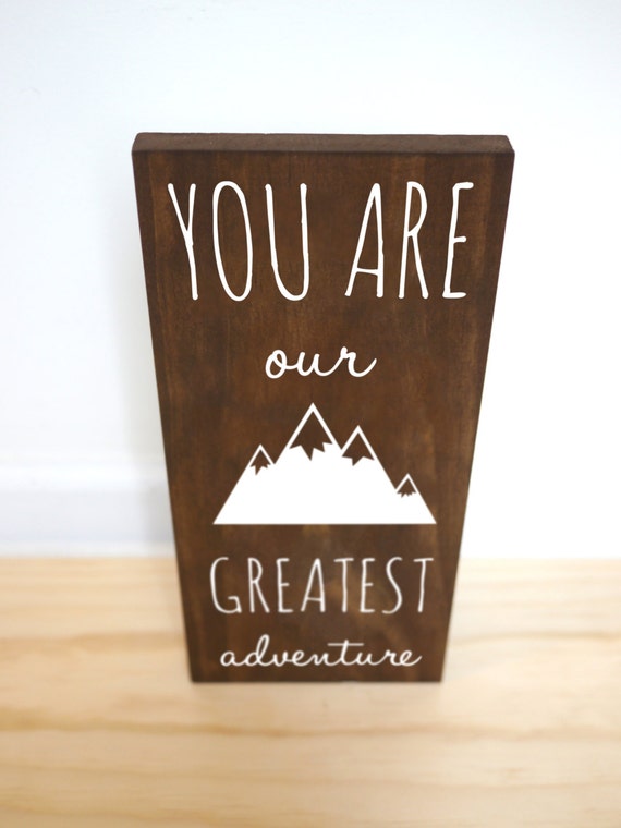 Bedroom Decor Little Man Cave You Are Our Greatest Adventure Be Brave Little One Woodland Nursery Decor Made in Canada
