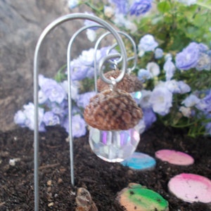 Acorn Fairy Lantern | Fairy Garden | Terrarium | Potted Plant | Fairy Miniatures