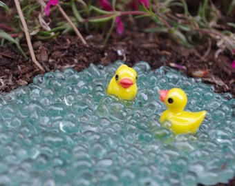 Pond with or without ducks | Miniature Garden Pond Fairy Garden Duck Pond Faerie Garden Fairy Gnome