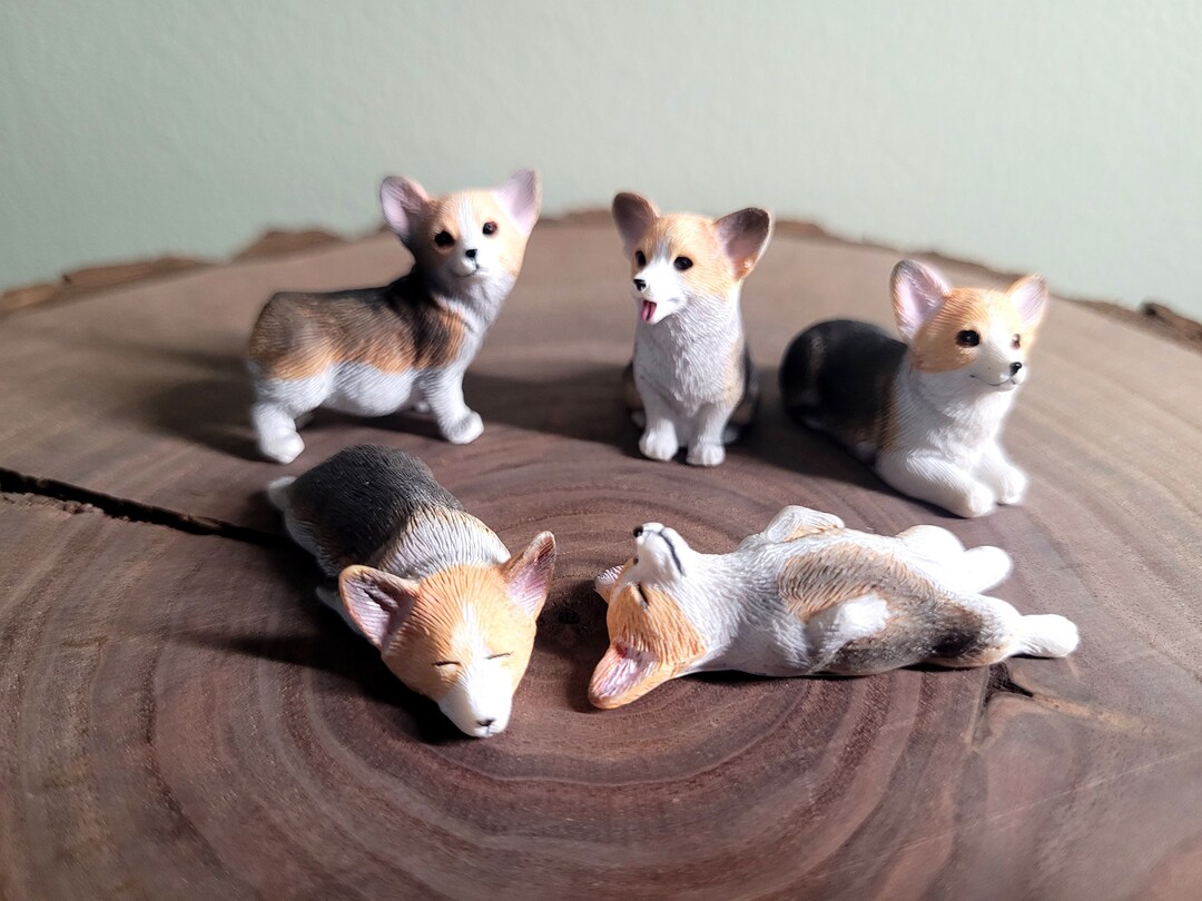 Adorable Miniature Welsh Corgis | Corgi Collectible | Corgi Figurine ...