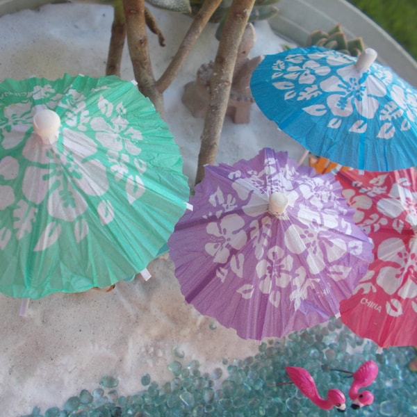 Miniature Beach Umbrella Etsy