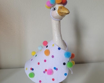 Birthday Desk Goose Outfit! – Pom Pom Hat & Jacket Set!