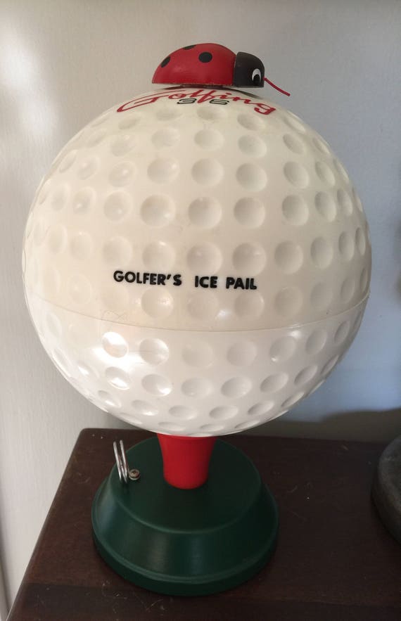 golfers ice pail golf ball ice bucket etsy