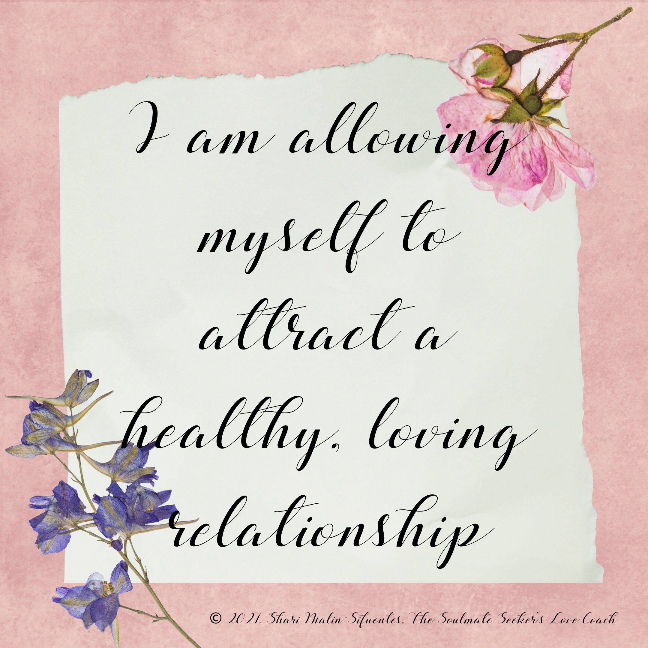 Printable Soulmate Journey Affirmation Deck Instant Download Etsy UK