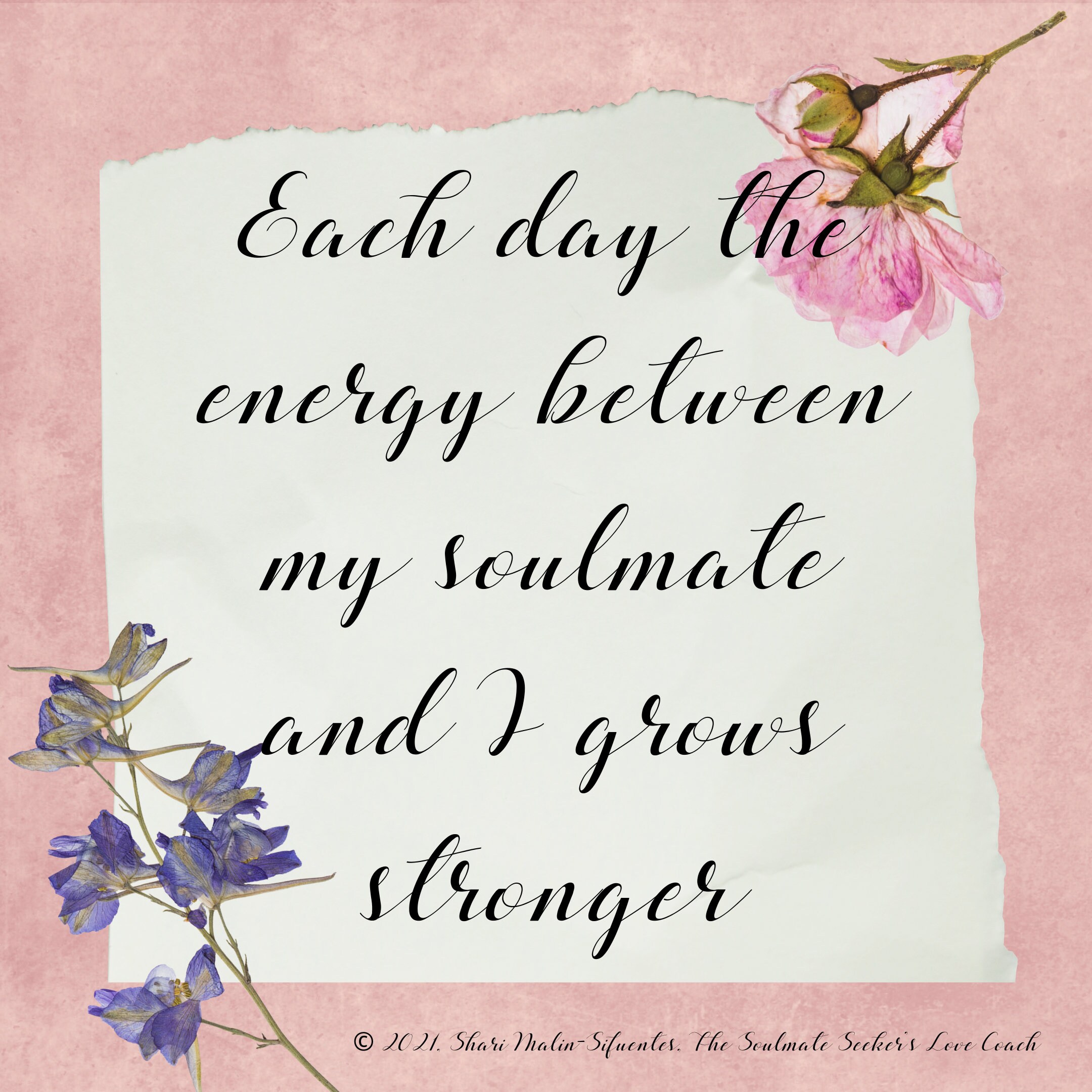 Printable Soulmate Journey Affirmation Deck Instant Download Etsy UK