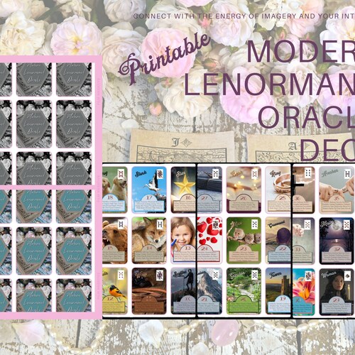 Lenormand Deck Printable - Etsy