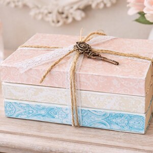 Upcycled Book Stack Decor: Blush Aqua Shabby Chic Farmhouse Coffee Table Styling