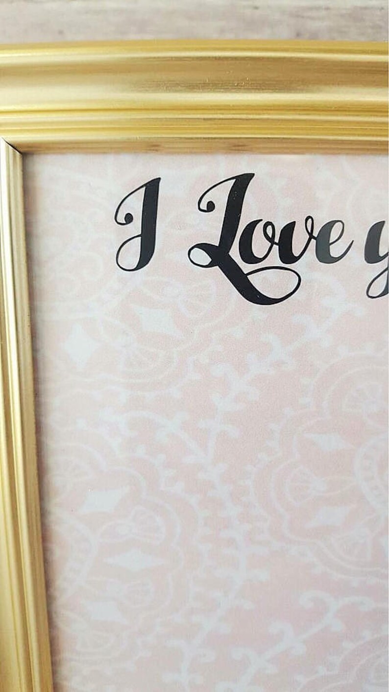 I Love You Because 5 X 7 Frame Dry Erase Frame Etsy