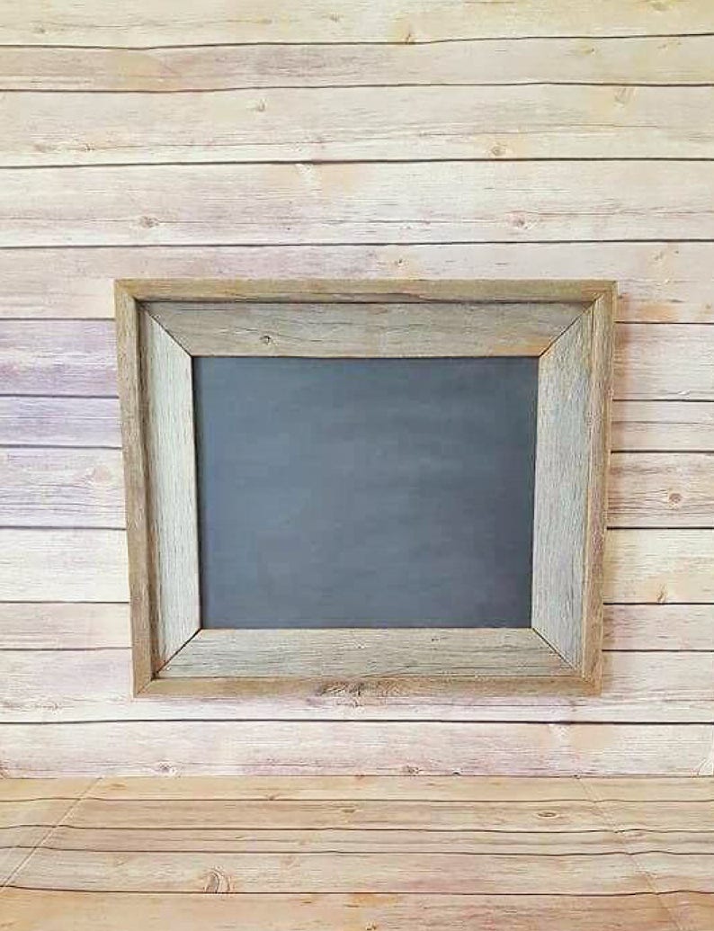 Farmhouse Chalkboard Rustic Wood Frame Chalkboard Wood Etsy