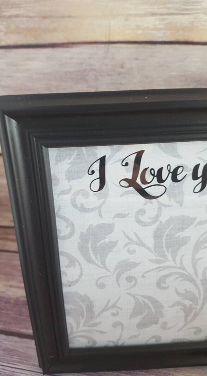 I Love You Because 5 X 7 Frame Dry Erase Frame Etsy