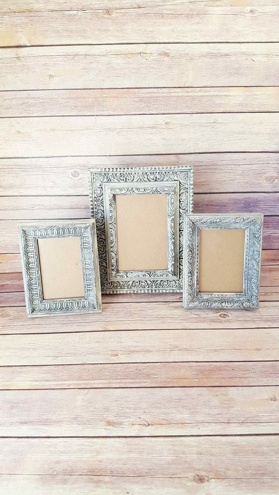 French Country Frames Set of 3 Vintage Frames 3 Ornate Etsy