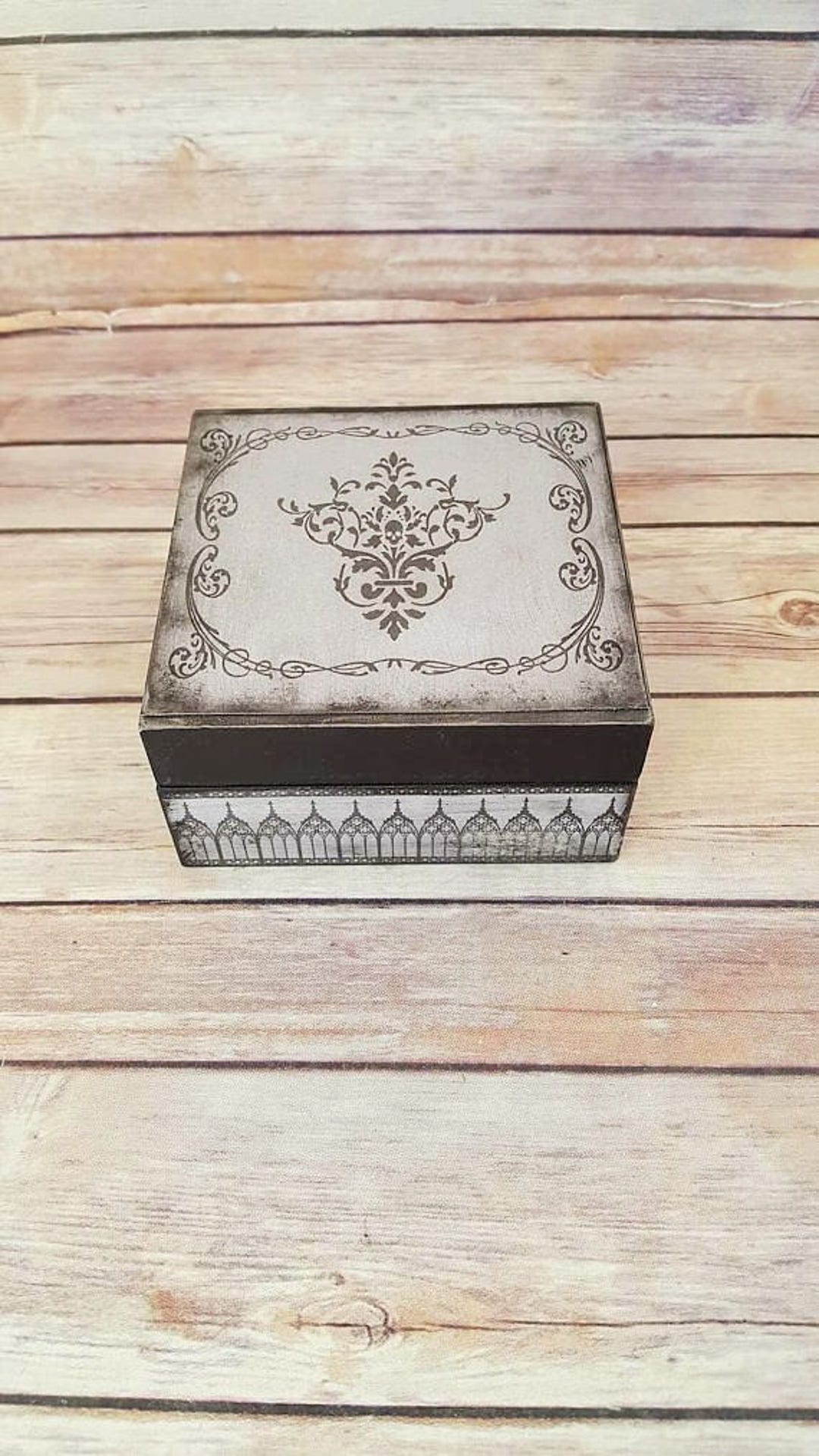 Jewelry Box Wood Gothic Jewelry Box Gothic Home Decor Etsy