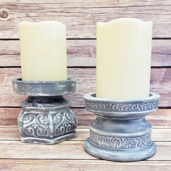 Farmhouse Candle Holder Etsy