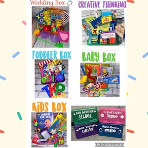 My BESTSELLING Busy Box, Activity Box,Kids Busy Box, Toddler Busy Box, Baby Busy Box, Car & Plane Activities, Travel Busy Box, Wedding Box