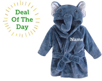 elephant dressing gown baby