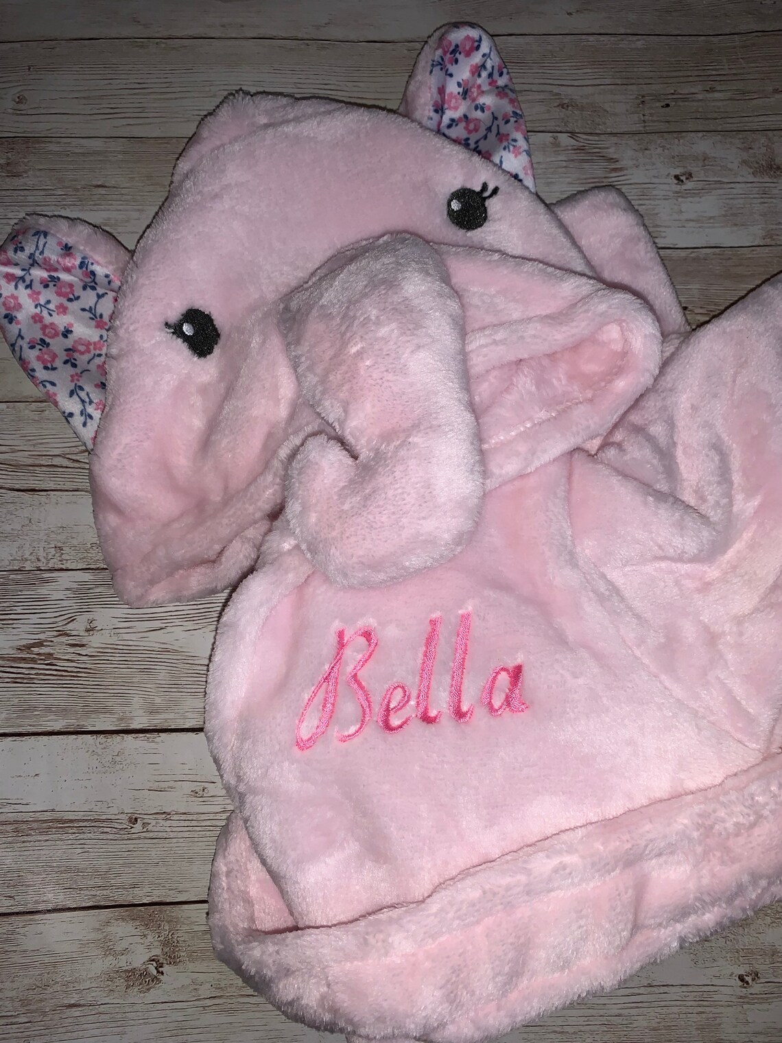 Baby Robe Newborn Robe Personalized Baby Bathrobe Elephant Etsy