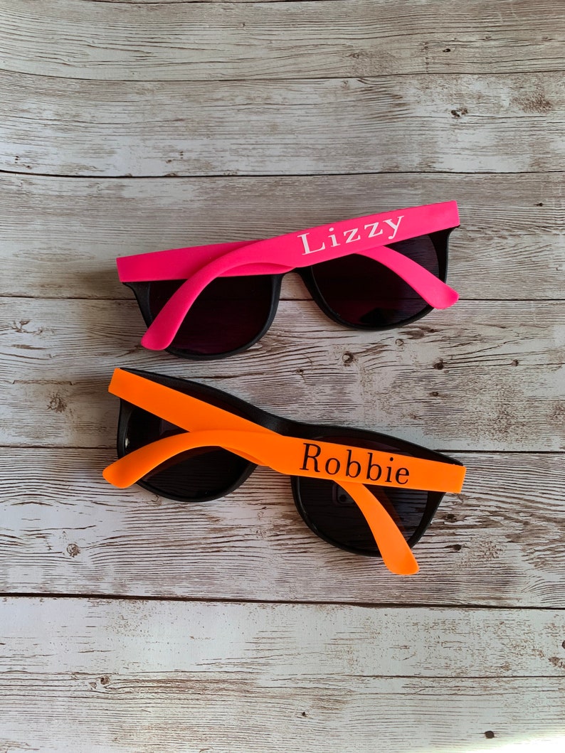 Personalized Kids Sunglasses Kid Sunglasses Kids Birthday Etsy