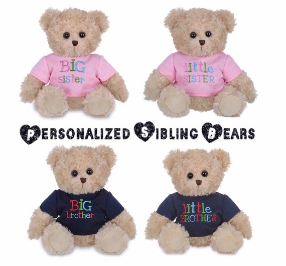big sister little brother stuffed animals