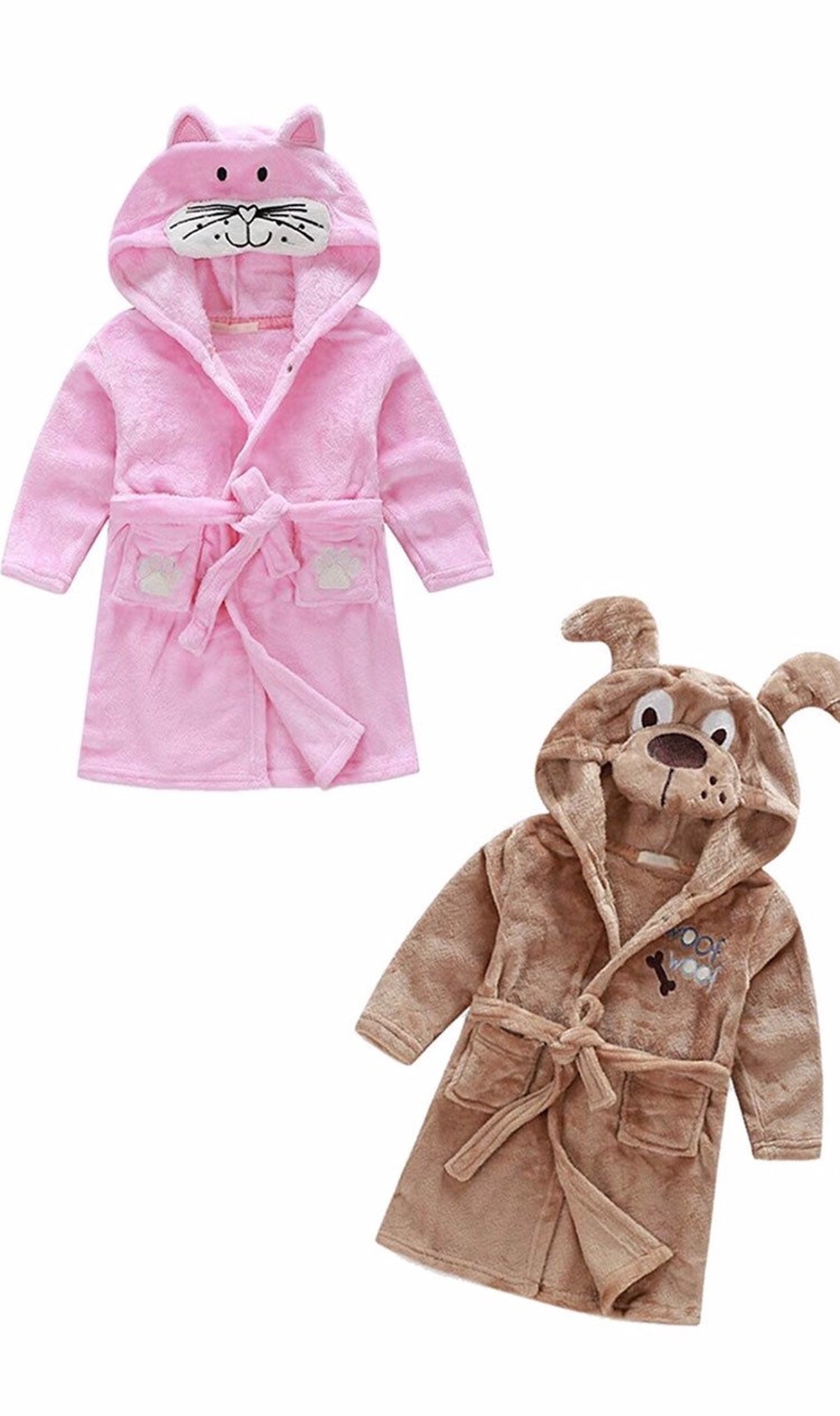 Toddler and Kids Robes Bath Robes Personalized Bath Robes Etsy