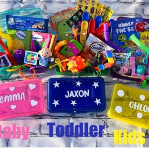 My BESTSELLING Busy Box, Activity Box,Kids Busy Box, Toddler Busy Box, Baby Busy Box, Car & Plane Activities, Travel Busy Box, Wedding Box