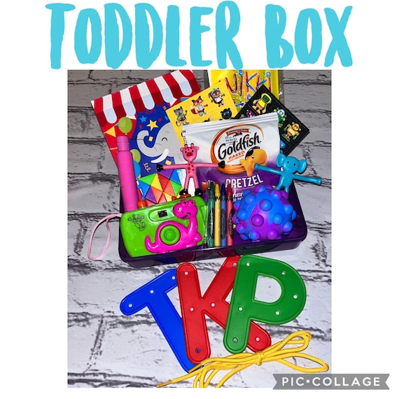 TODDLER Activity Box, Toddler Busy Box, Toddler Car Activities, Toddler  Plane Activities, Toddler Travel Kit, Toddler Travel Box 