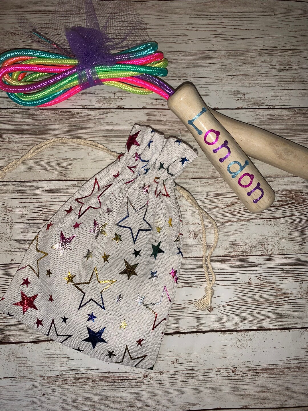 Jump Rope Bag Jump Rope Carrying Bag, Shiny Stars Drawstring Bag - Etsy