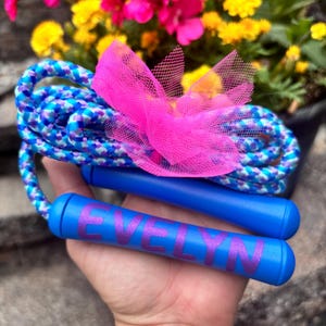 Kids Jump Rope, Personalized Jump Rope, Kids Stocking Stuffer, Birthday Gift, Jump Rope, Kids Christmas Gift, Kids Fitness