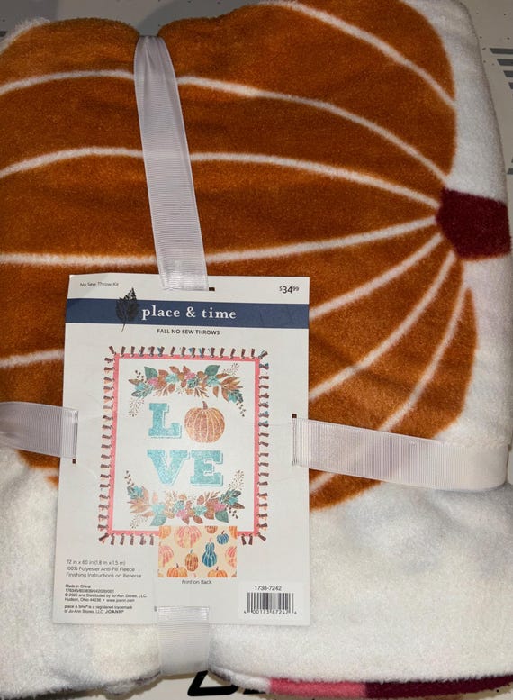 Joann Fabrics Fleece Tie Blanket Kit Joanns Fleece Blanket Kits