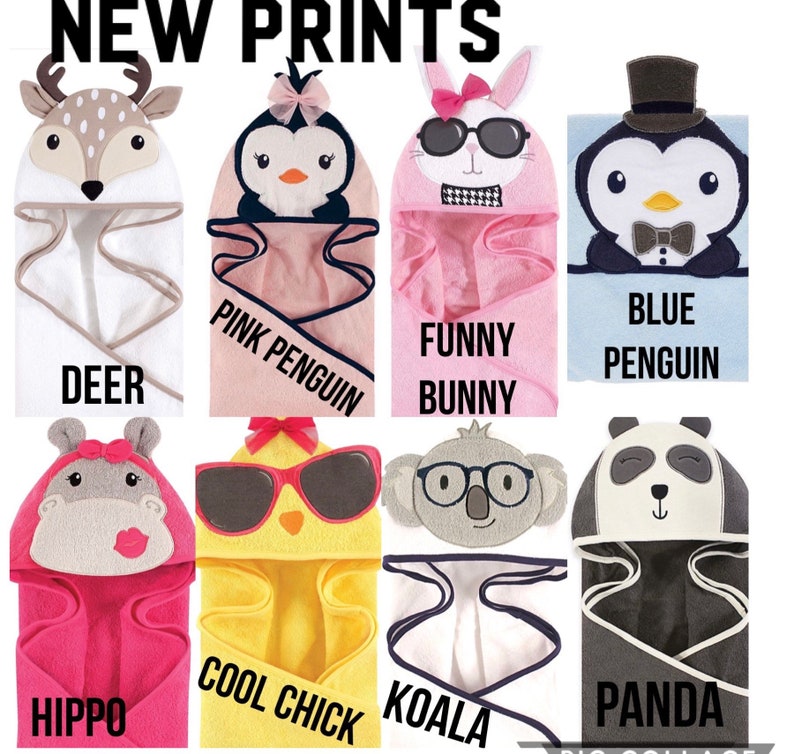 Personalized Hooded Baby Bath Towels Hooded Bath Towels Baby Etsy