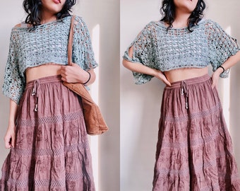 PATTERN // The Starry Shrug // Crochet Boho, Hippie, Lace, Mesh Top, Bolero, Shrug