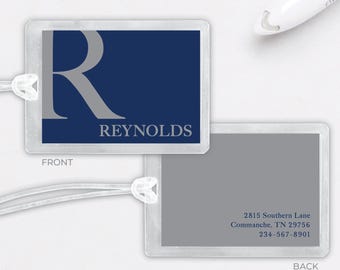 Luggage / Bag Tag: Large Initial