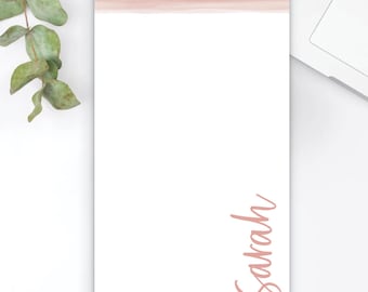 Personalized notepad: Gradient large name