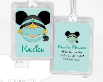 Disney Luggage / Bag Tag: Jasmine – Aladdin