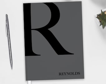 Hard Cover Journal: Large Initial