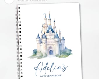 Disney Autograph Book: Castle-Watercolor