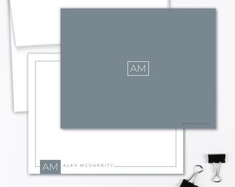 Personalized Stationery / Notecards: Corporate Initials