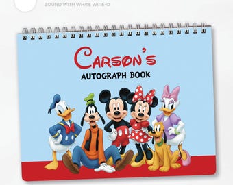 Disney Autograph Book: Disney Friends