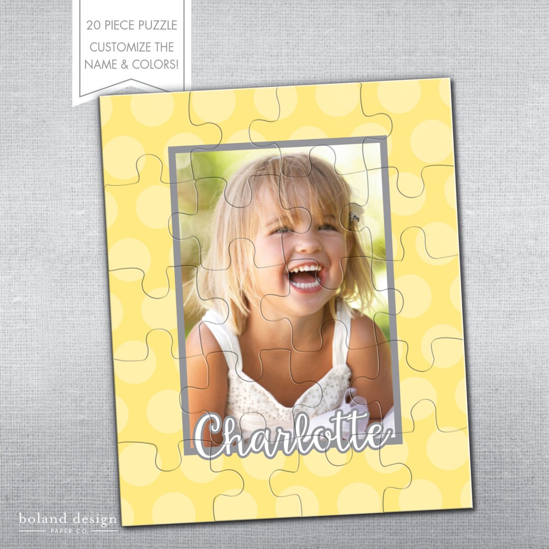 Personalized Puzzle. Photo Puzzle. Etsy