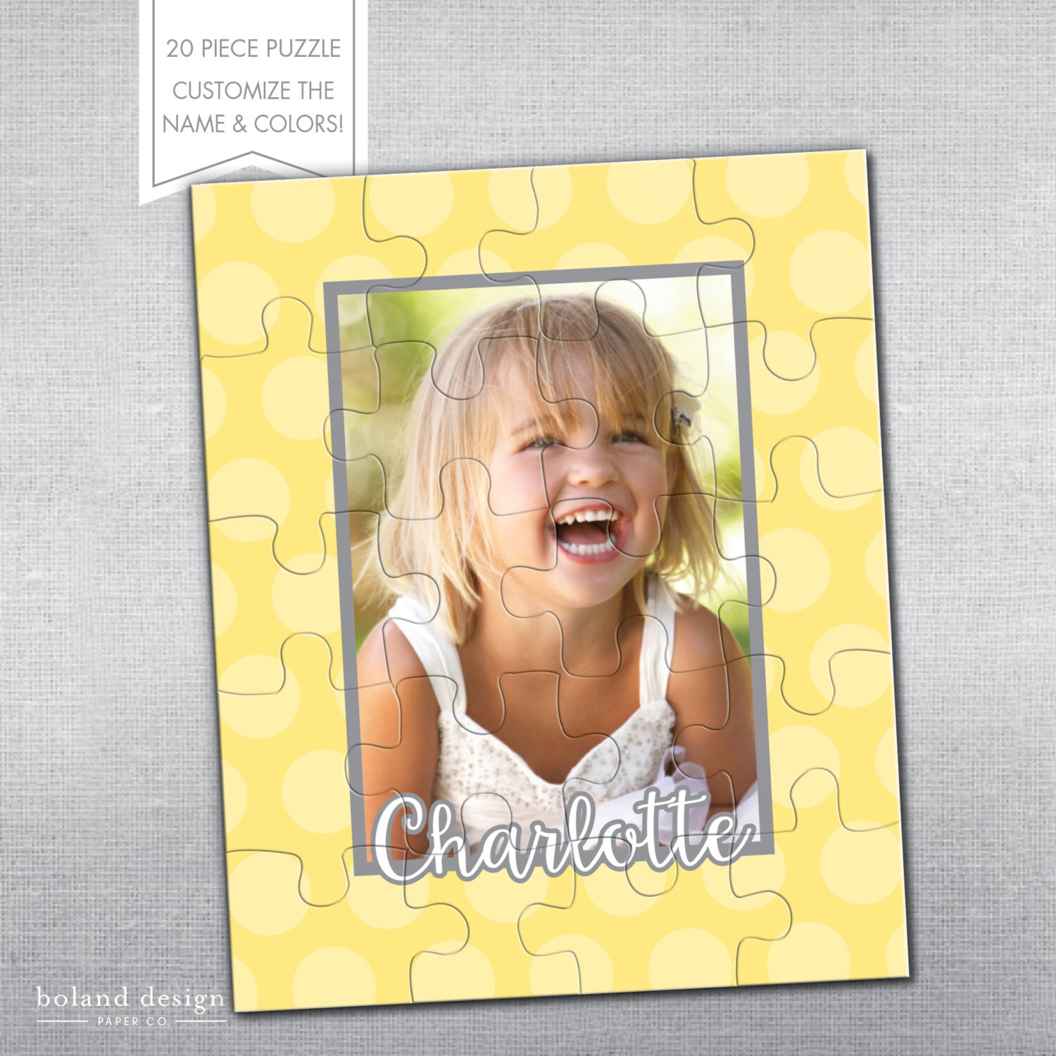 Personalized puzzle. Photo Puzzle. Etsy