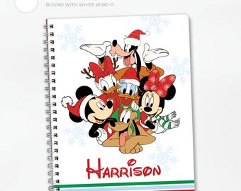 Personalized Disney Christmas Autograph Book | Character Signature Book | Mickey's Very Merry Christmas Party