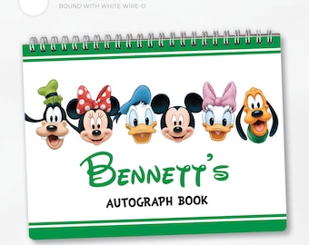 Disney Autograph Book: Character Lineup