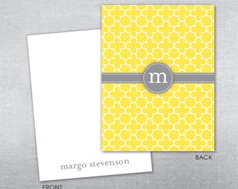 Personalized stationery. Personalized notecard.