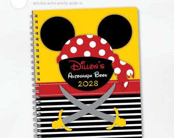 Disney Autograph Book: Mickey Pirate