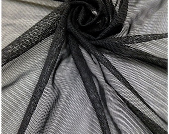 3 COLORS, Thick Small Hole See Through Stretch Nylon Spandex Power Mesh Fabric - 58/60 Inches Wide (shapewear fabric)