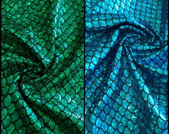 Green Ariel Sparkle Spandex, Holographic Fabric