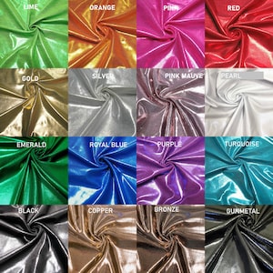 Nylon 4 Ways Stretch Shiny Mystic Finger Foil Fabric Design - 58 to 60 Inches Wide